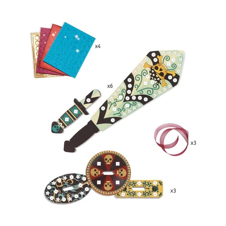 Kit créatif - Couture Médailles - Djeco - Ludessimo - jeux de société -  jeux et jouets d'occasion - loisirs créatifs - vente en ligne