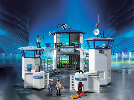 Playmobil® - Commissariat de police avec prison - 6919 - Playmobil® City  Action - Figurines et mondes imaginaires - Jeux d'imagination
