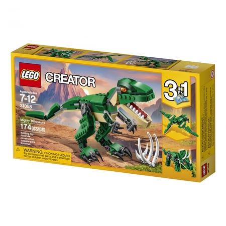 LEGO® Creator 3-en-1 31058 Le Dinosaure Féroce, Jouet de Construction,  Figurine Dinosaures - Cdiscount Jeux - Jouets