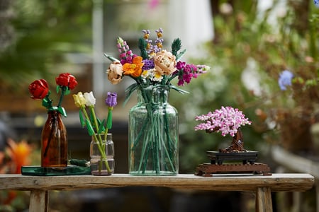 La nouvelle gamme botanique de Lego dévoile un incroyable bouquet de fleurs
