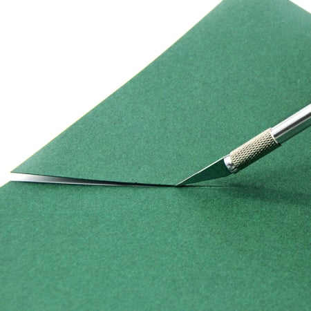 EHDIS Scalpel De Précision Avec 10 Lames Titane - Cutter Modélisme - Pour Artisanat, Découpe, DIY