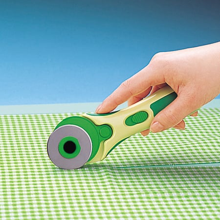 Cutter Rotatif, Coupeur Rotatif 45mm Avec Lames Pour Tissu Cuir Papier  Vinyle Bricolage Artisanat Patchwork Outil De Couture Jaune - Cdiscount  Bricolage