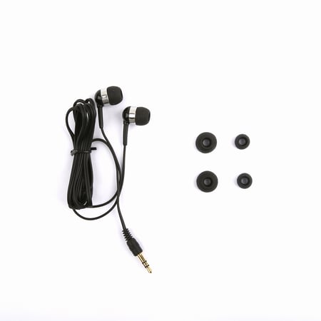 KOSS KEB9iK Écouteurs intra-auriculaires filaire noir micro-casque,  commande tactile