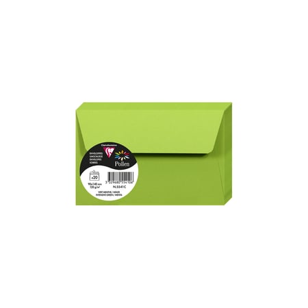 20 enveloppes Pollen 90x140 mm - Vert menthe - Cartons d'Invitation -  Préparer la Fête - Fêtes et anniversaires