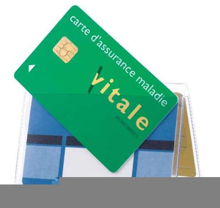 Etui transparent 4 cartes de crédit - 6,5x9,5 cm - Protection document