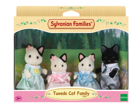 La famille chat bicolore - Figurines et mondes imaginaires - Jeux  d'imagination