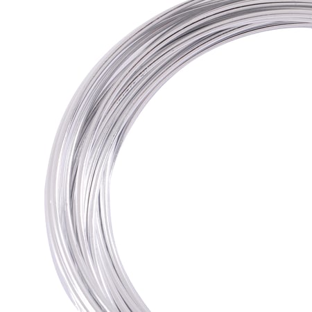 fil aluminium argent 1mm, Bobine 200 mètres fil alu argent