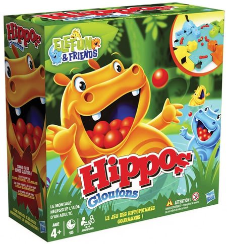 MB jeux - Jeu de société pour Enfant - Hippos Gloutons : : Jeux et  Jouets