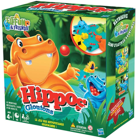 Hasbro Gaming Hippos Gloutons - Jeu de société pour Enfants - Versi