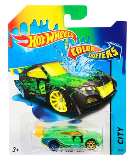 Hot Wheels Véhicule Color Shifters petite voiture miniature changeant de  couleur dans l'eau, jouet pour enfant, modèle aléatoire, BHR15