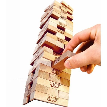 Jenga géant - Marque - 1m50 - Adulte - Extérieur - 56 blocs de bois -  Cdiscount Instruments de musique