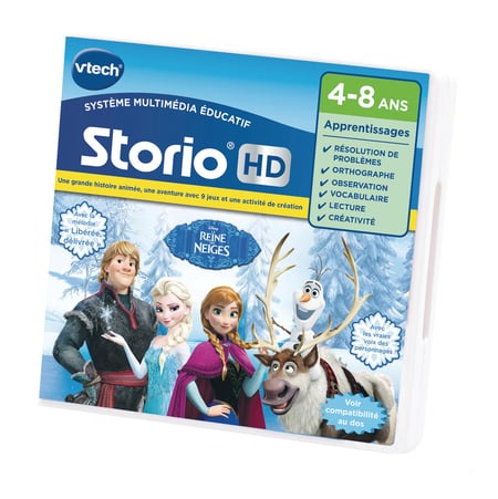 Storio jeu HD la reine des neiges VTech - Jeux Interactifs - Jeux éducatifs