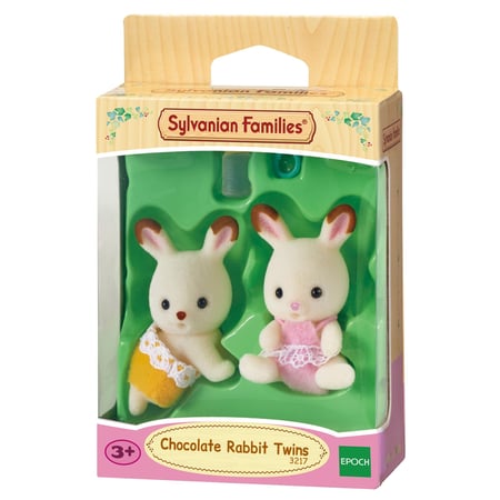 Sylvanian Families - Les jumeaux lapin chocolat - Figurines et mondes  imaginaires - Jeux d'imagination