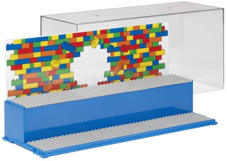 Vitrine de rangement 39,8 x 14,9 x 19,2 cm LEGO® Bleu - Jeux de  construction