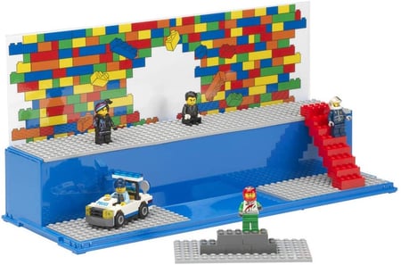 Vitrine Lego Faite à La Main, Vitrine Jusqu'à Bloc De Construction, Boîte  De Rangement, Modèle De Jouet Domestique, étagère D'exposition  Secondfloor×60cm White : : Bricolage