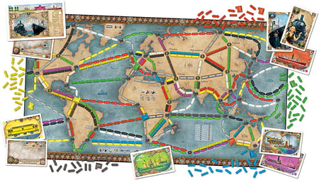 Les Aventuriers du Rail, Autour du monde - Days of Wonder - Jeux de  stratégie expert - Jeux de stratégie