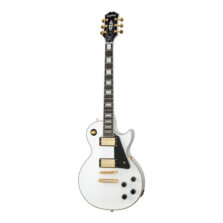Epiphone Les Paul CUSTOM LITE 軽量3.8kg Epiphone - Les Paul Custom - Blanc alpin - Guitare électrique
