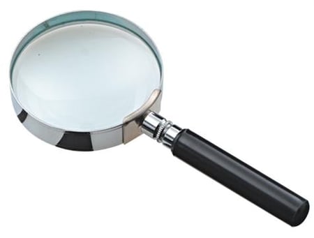 Loupe optique en verre diamètre 50mm