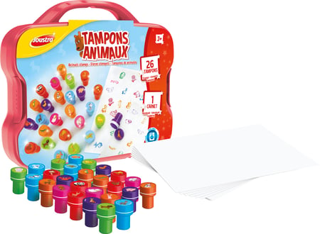 30 Pcs Multicolore Tampons Auto-Encreurs Enfants,Animaux Coffret tampon,encreur  enfant Motif animalier - Cdiscount Jeux - Jouets