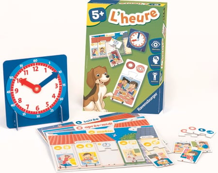 Mon premier livre-horloge - apprendre l'heure et la notion de