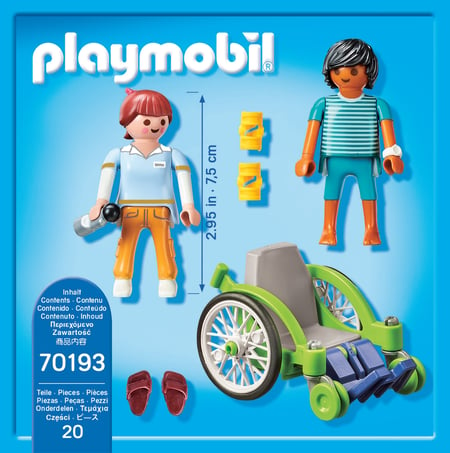 PLAYMOBIL - Enfant et chaise roulante - LIVRES 