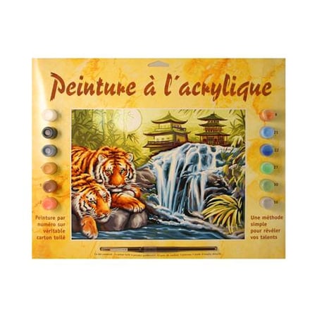 Peinture au numéro Oz International - Sérénité - 30x40 cm - Peintures par  numéro