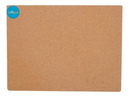 Plaque en liège rectangle - 40x30x0,5 cm - Supports Bois