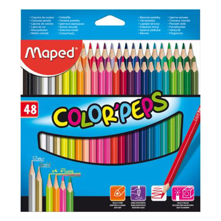 Crayon de couleur et feutre maped - Maped