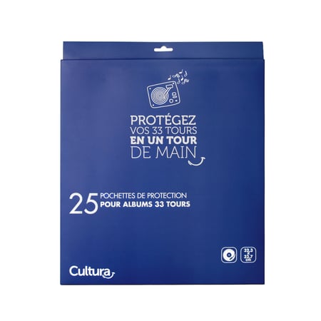 100 Pochettes De Protection Pour Vinyles 12" - 130 Microns, Transparentes, 32,5 X 32,5 Cm