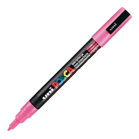 Marqueur POSCA - Pointe conique fine - Rose - PC3M - Les Marqueurs ...