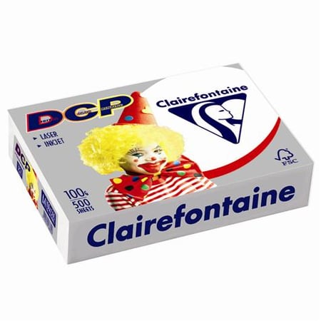 Ramette papier A4 - Blanc - 200g/m² - Clairefontaine DCP - 1807C