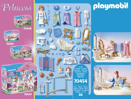Promo Playmobil Princess Salle De Bain Royake Avec Dressing 70454 chez  Colruyt