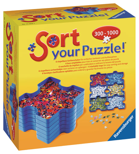 Porte-puzzle de 300 à 1000 pièces + Trieurs de pièces