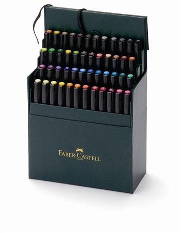 Studio box artist pen de 48 feutres PITT Artist de Faber-Castell - Creastore