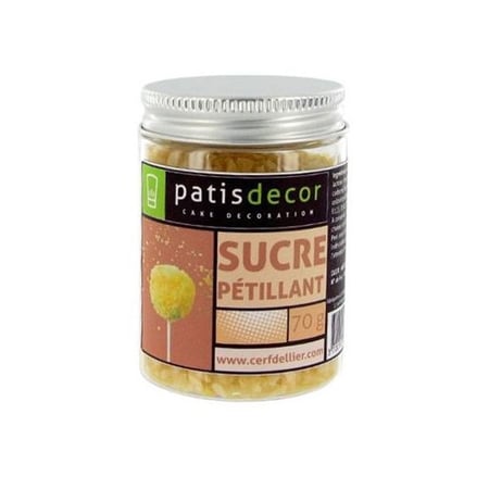Sucre Petillant 70G Patisdecor - Préparations et Ingrédients