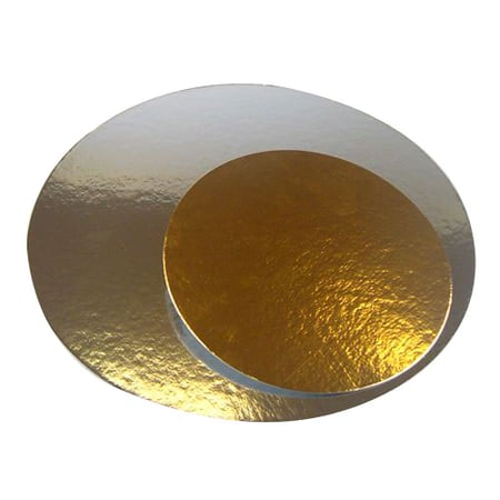 Support à gâteaux en métal doré - 26 cm