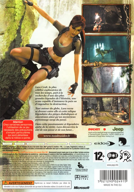 Lara Croft Tomb Raider Legend - Promo Press - Xbox 360 - PAL