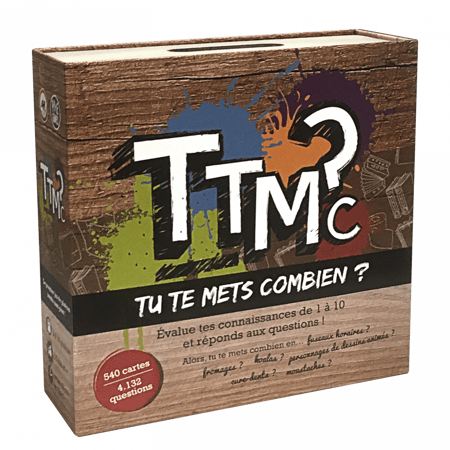Acheter TTMC : Tu Te Mets Combien ? - Les Éditions de Base - Jeux de  société - Le Passe Temps