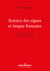 Science des signes et langue française
