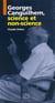 Georges Canguilhem, science et non-science