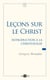 Leçons sur le Christ