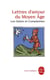 Lettres d'amour du Moyen Age