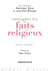 Enseigner les faits religieux - Quels enjeux ?