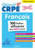Objectif CRPE 2026 -Français- 100 fiches efficaces pour bien réviser -épreuve écrite d'admissibilité