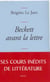 Beckett avant la lettre