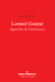 Lorand Gaspar : Approches de l'immanence