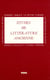 Homère, Horace, le mythe d'Œdipe, les Sentences de Sextus