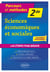 Sciences économiques et sociales - 2de - Nouveaux programmes
