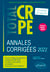 Annales corrigées du CRPE 2022
