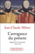 L'arrogance du présent
